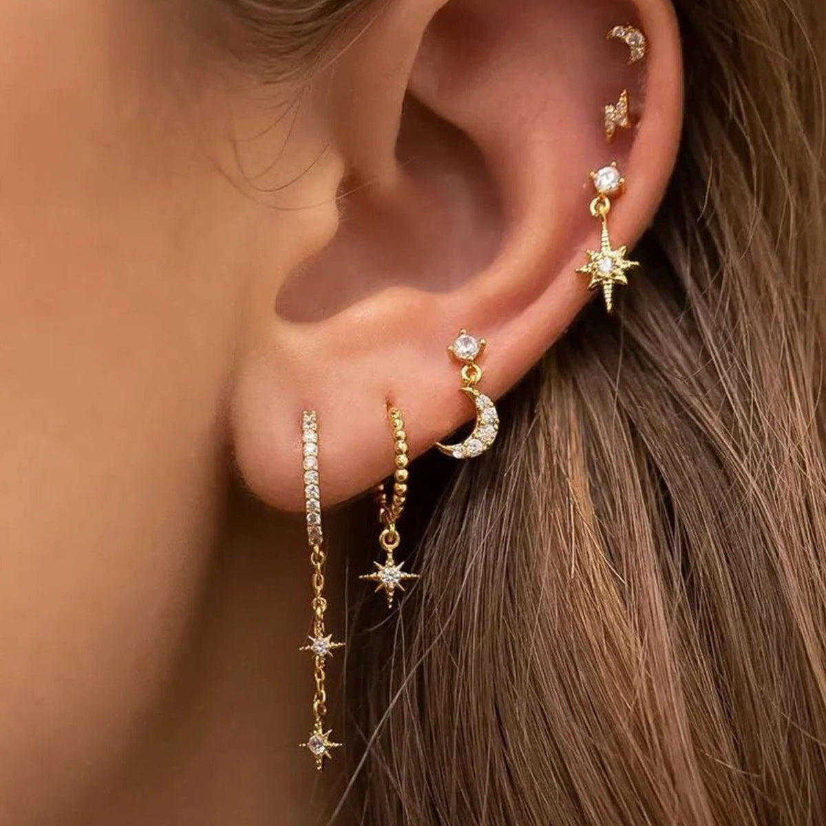 ZEYA - Kira Dainty Earrings Set