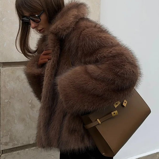 ZEYA - Lilibeth Faux Fur Short Coat