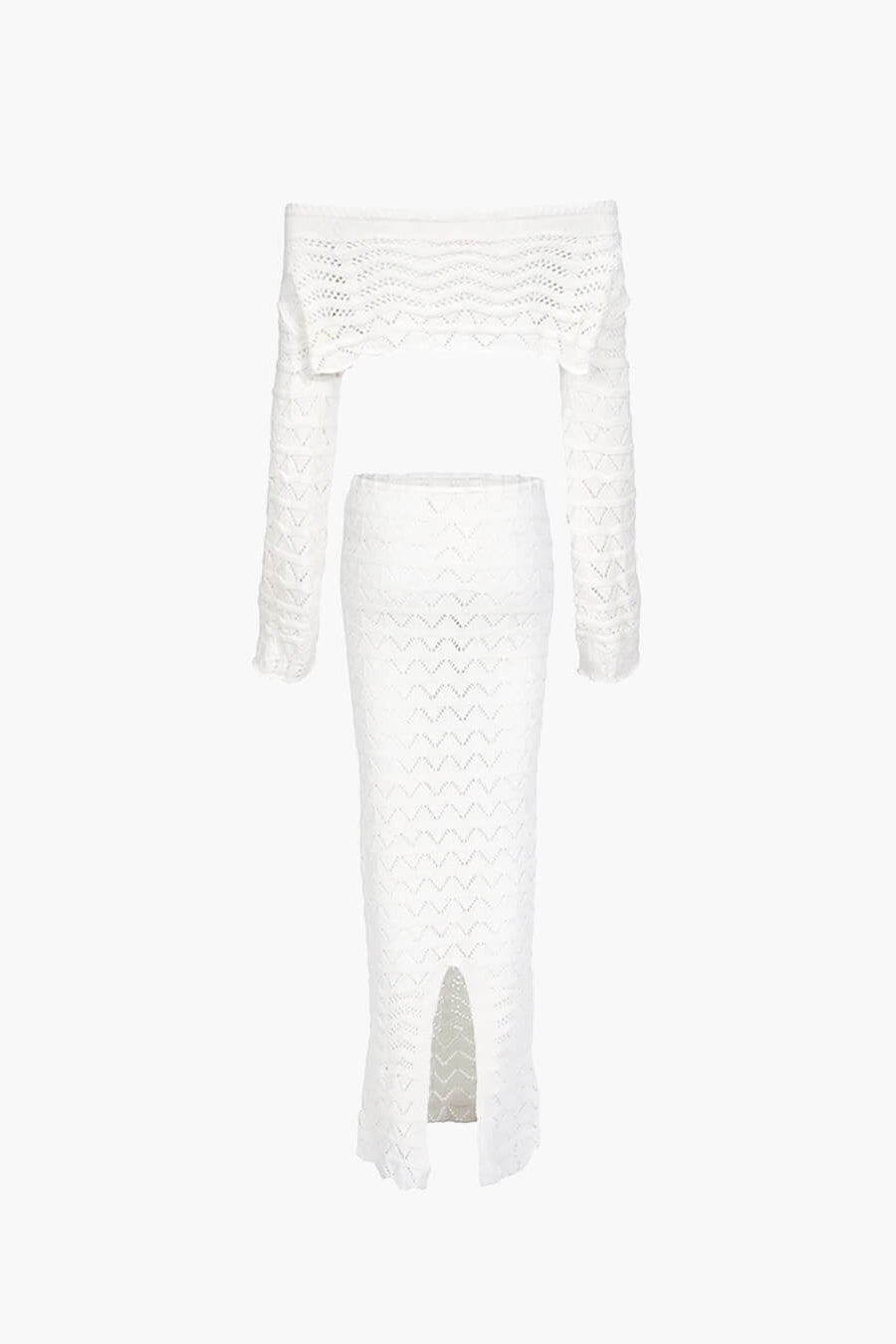 ZEYA - Lily Off-Shoulder Knit Set