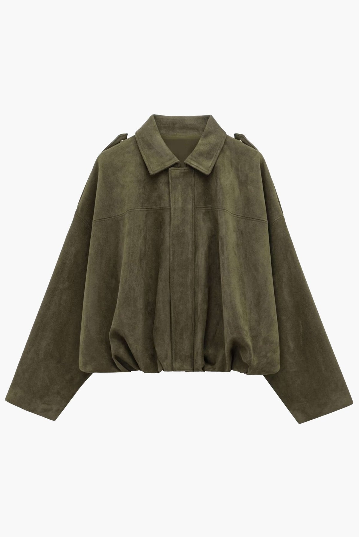 ZEYA - Lori Suede Bomber Jacket