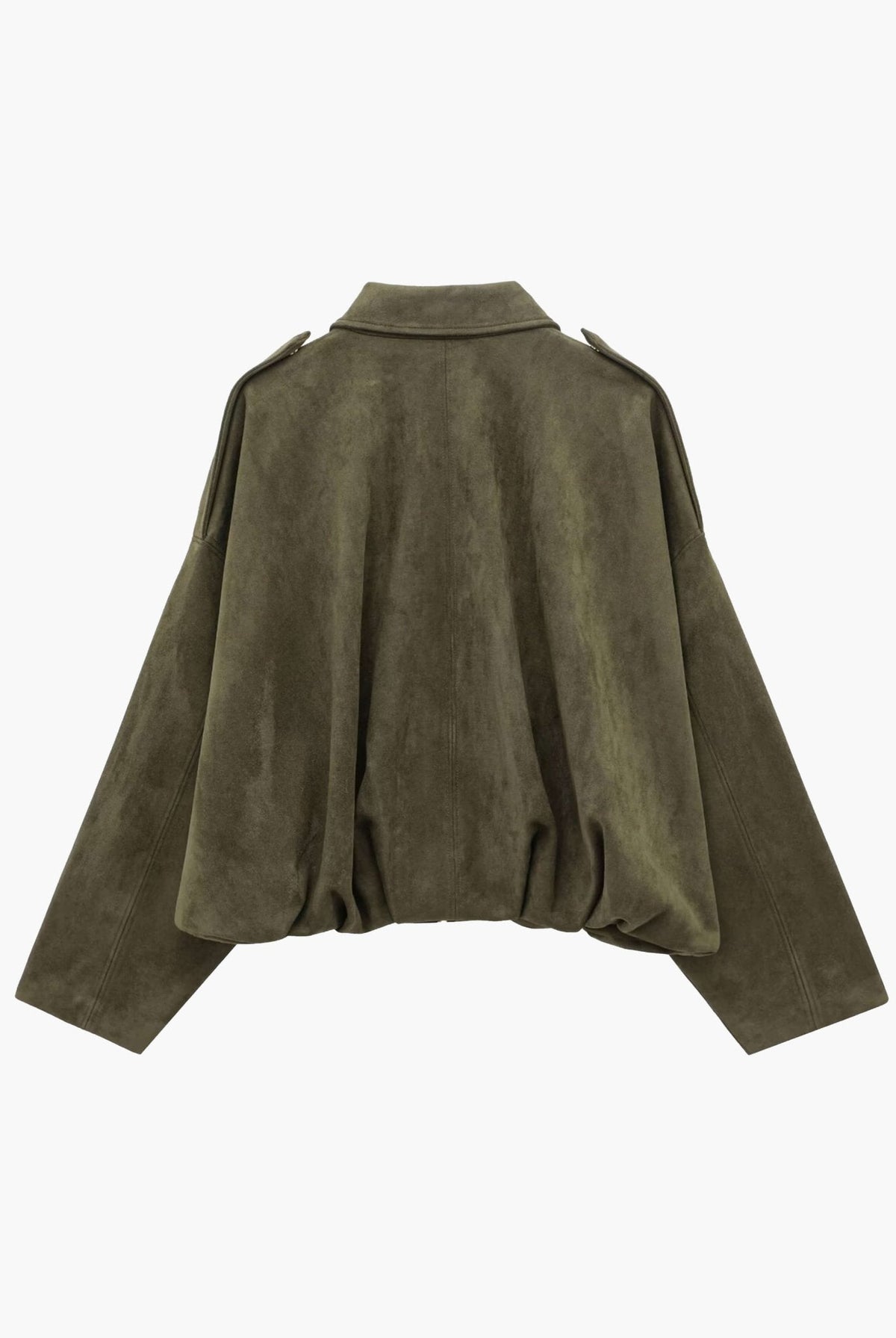 ZEYA - Lori Suede Bomber Jacket