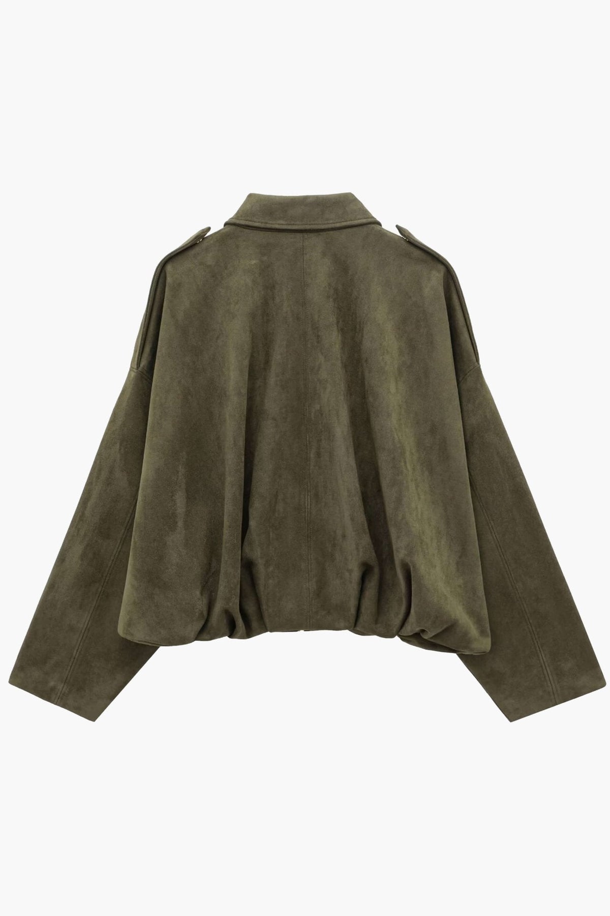 ZEYA - Lori Suede Bomber Jacket