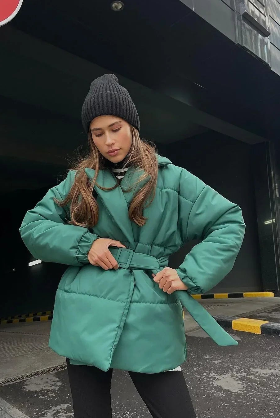 ZEYA - Lou Belted Puffer Jacket
