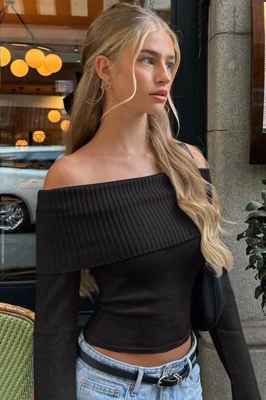 ZEYA - Mallory Off the Shoulder Sweater