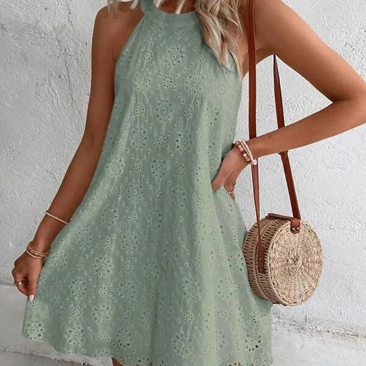 ZEYA - Maria Bohemian Embroidered Mini Dress