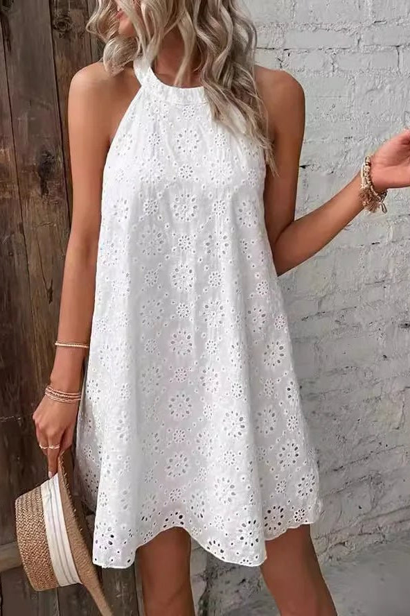 ZEYA - Maria Bohemian Embroidered Mini Dress