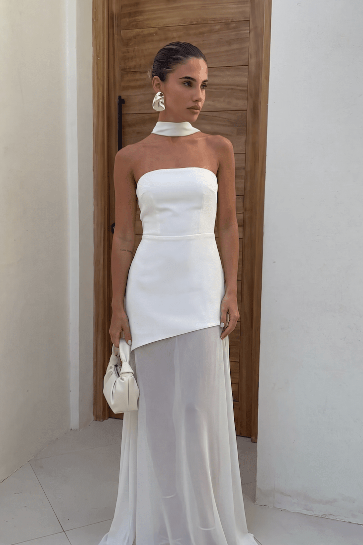 ZEYA - Mary Asymmetric Maxi Dress