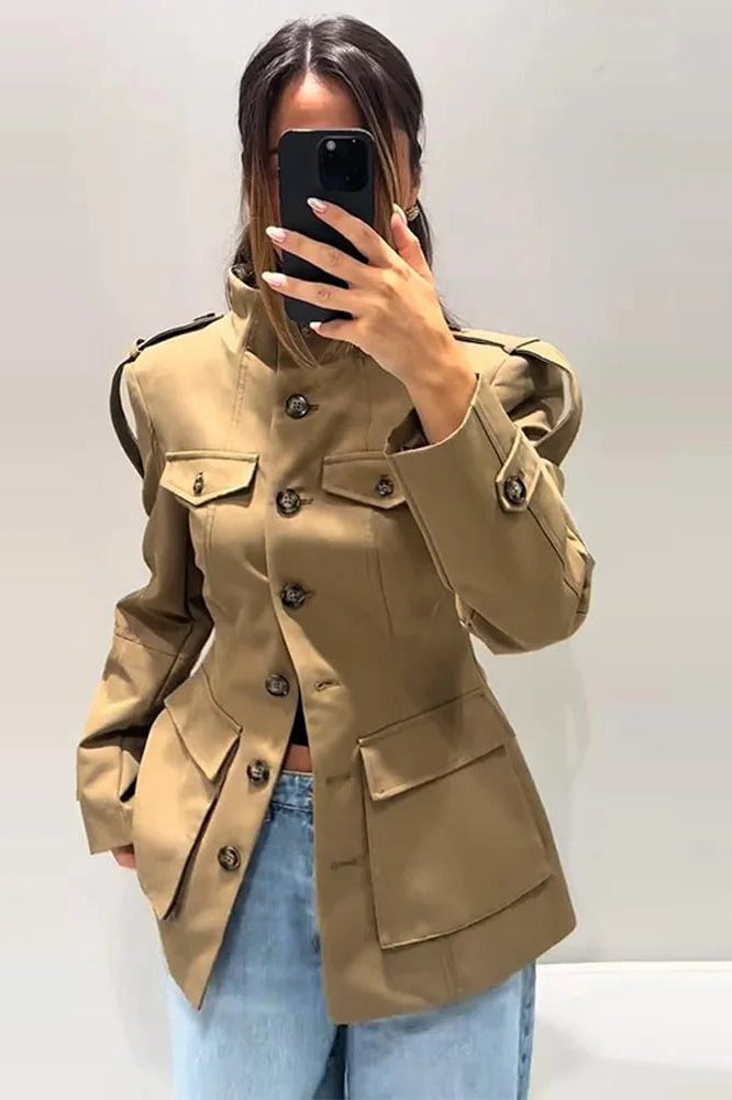 ZEYA - Melina Slim Fit Trench Coat