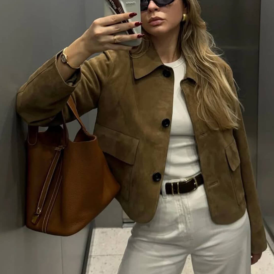 ZEYA - Melissa Suede Blazer Jacket