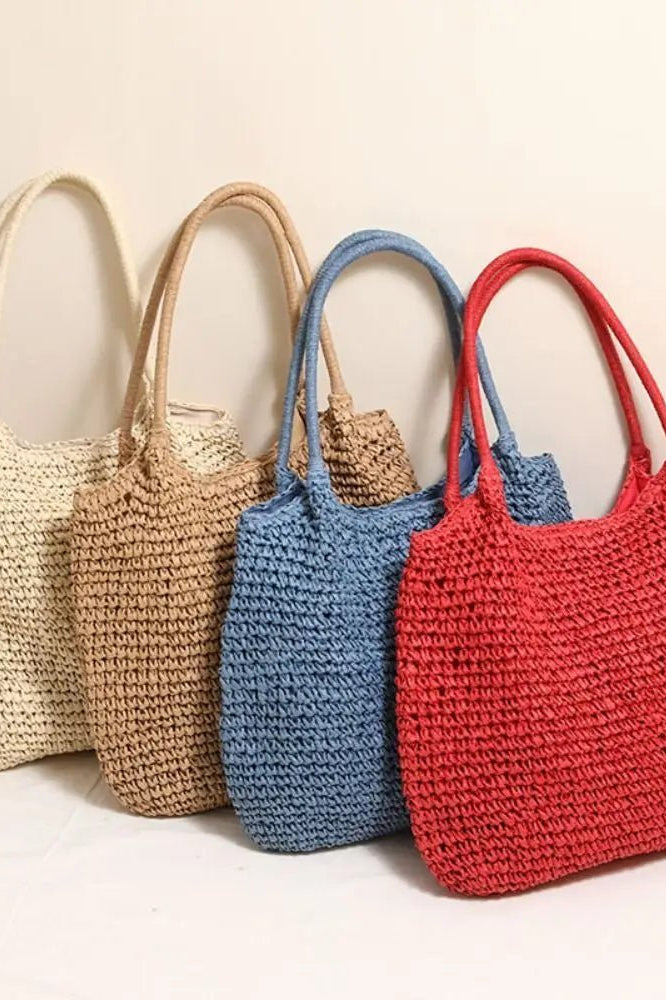 ZEYA - Mila Woven Straw Beach Tote