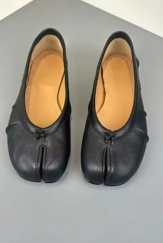 ZEYA - Miranda Split-Toe Leather Mules