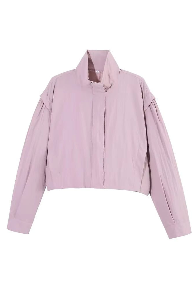 ZEYA - Natalie Cropped Windbreaker Jacket