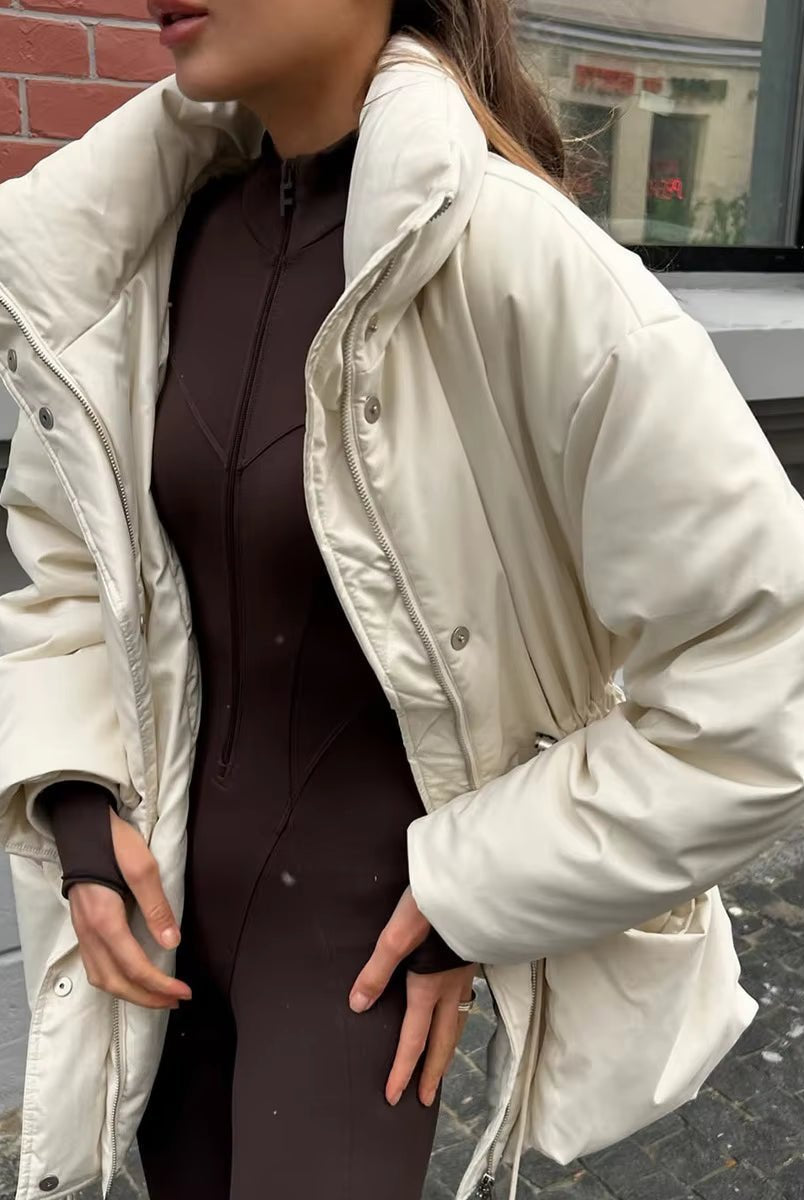 ZEYA - Neri Stand Collar Padded Puffer Coat