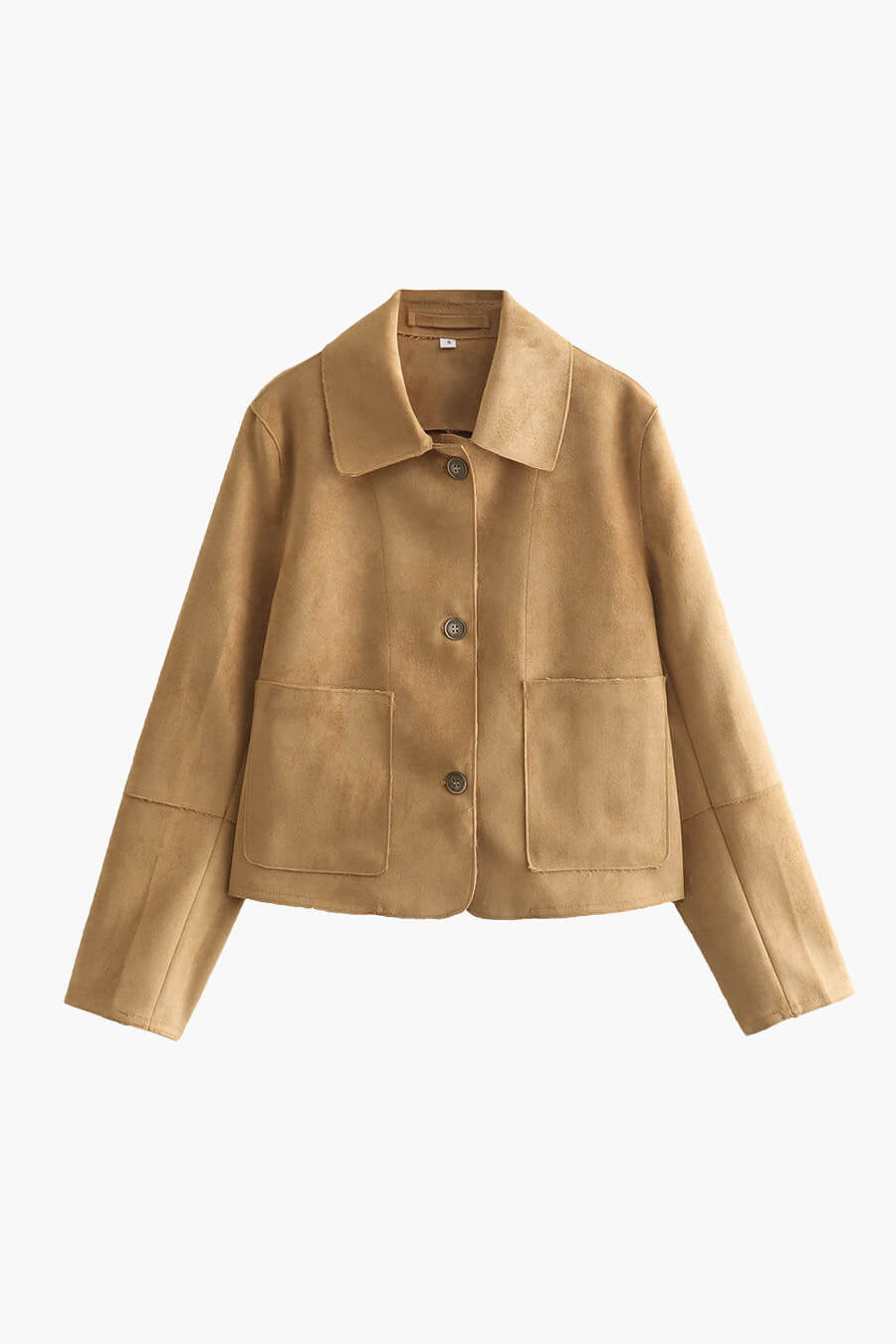 ZEYA - Nika Faux Suede Cropped Jacket