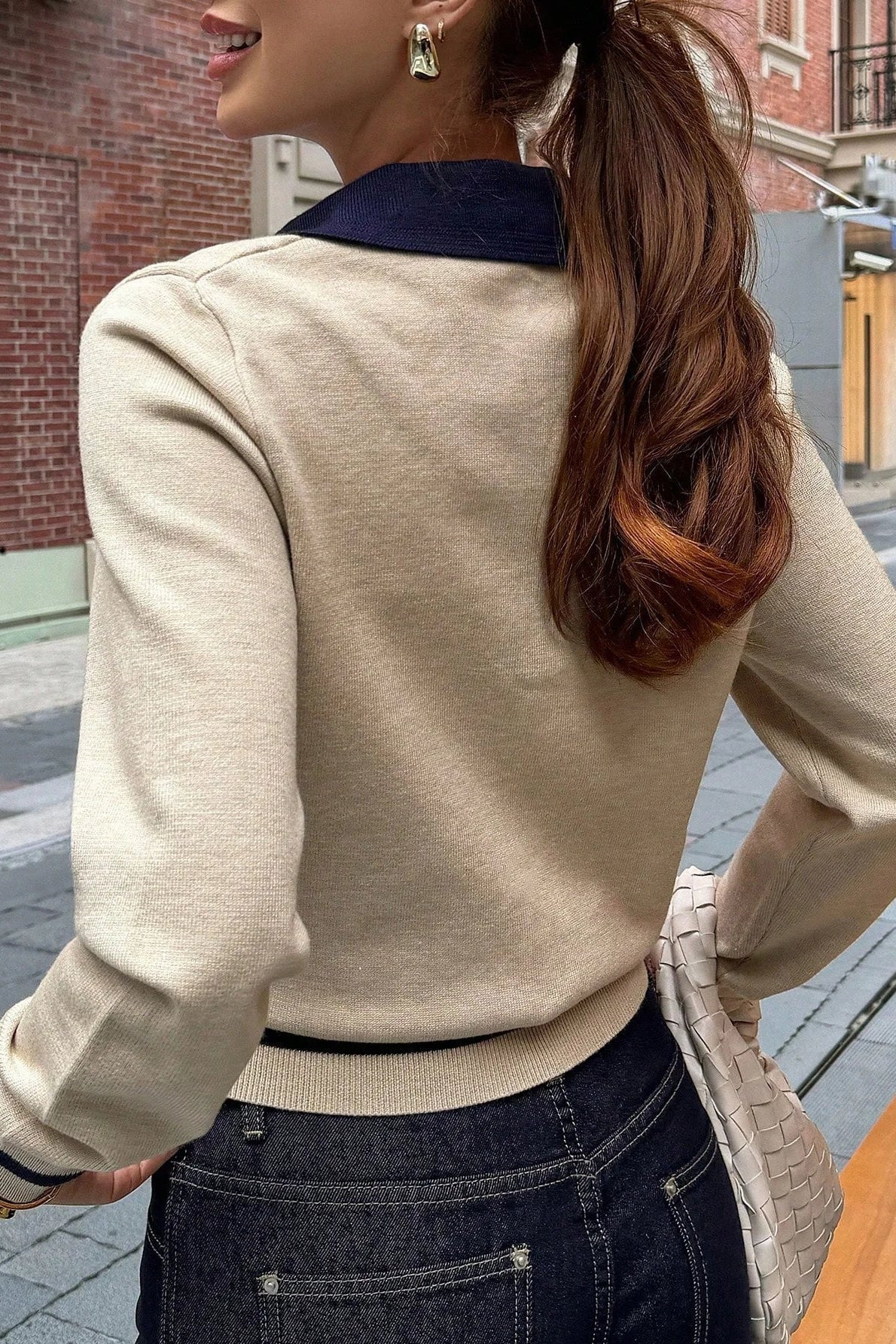 ZEYA - Nina Color Block Knit Polo