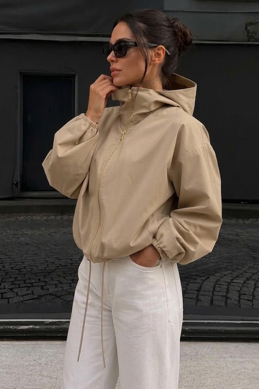 ZEYA - Nora Hooded Zip Jacket