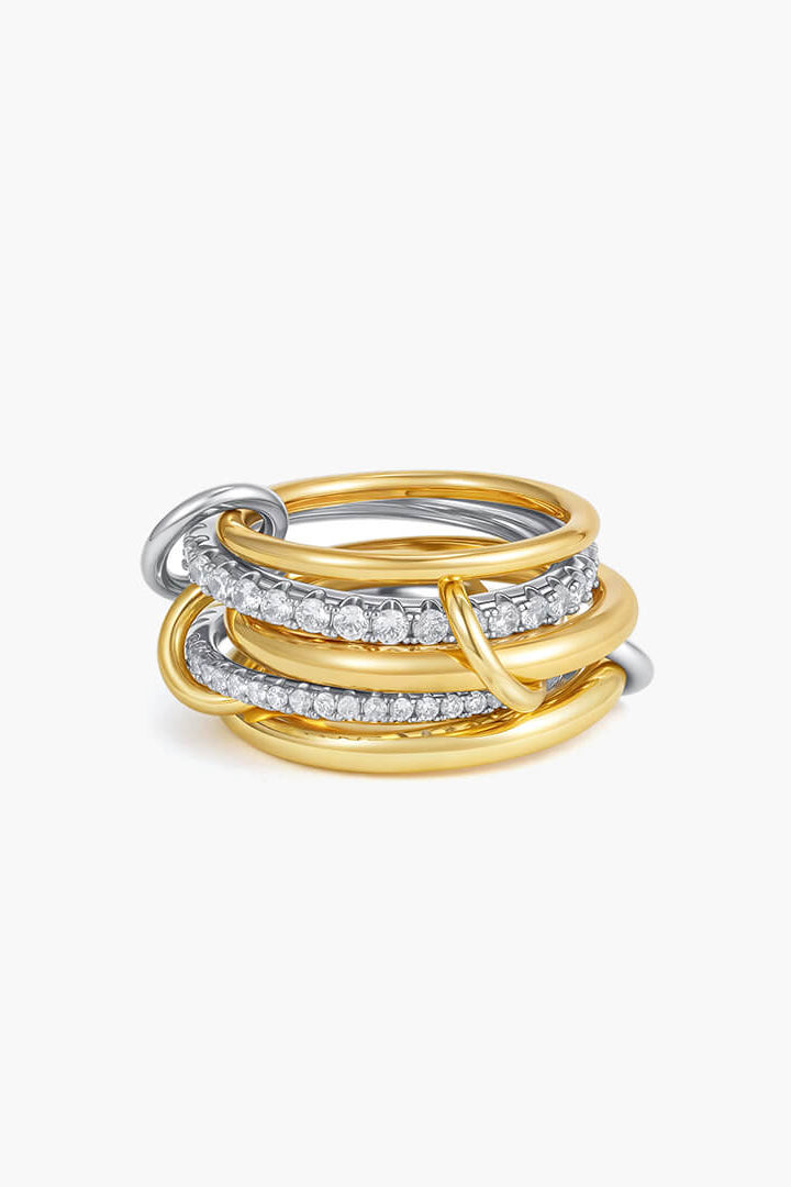 ZEYA - Ophelie Luxe Gemstone Five - Stack Ring