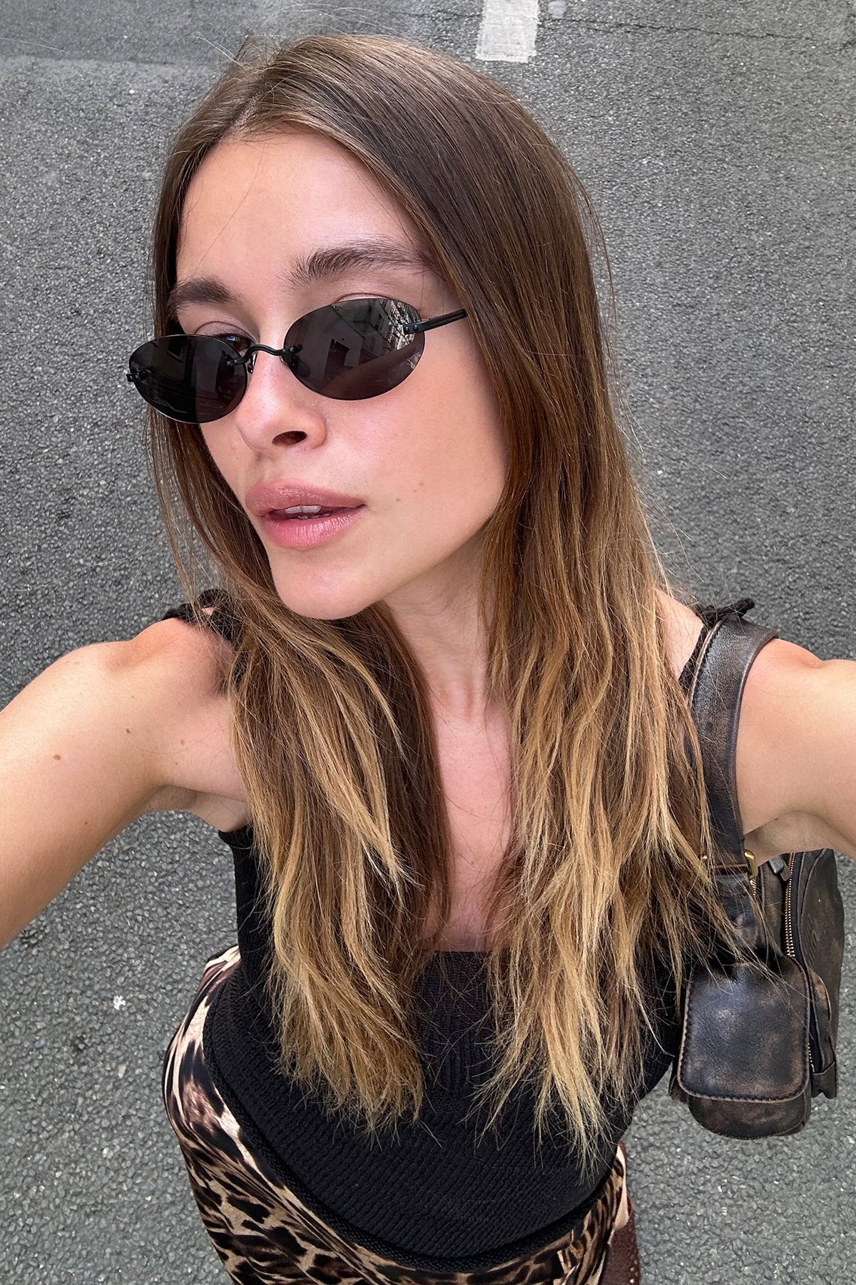 ZEYA - Patricia Frameless Retro Sunglasses