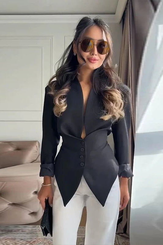 ZEYA - Patricia Structured Cinched Blazer
