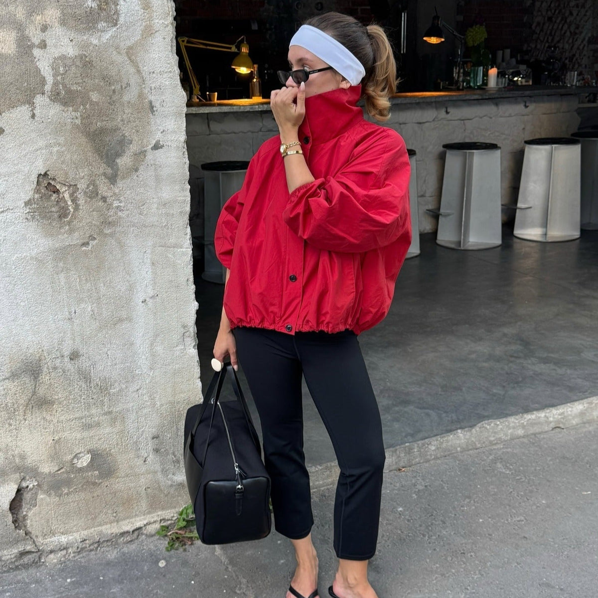 ZEYA - Polly High - Neck Bomber Jacket