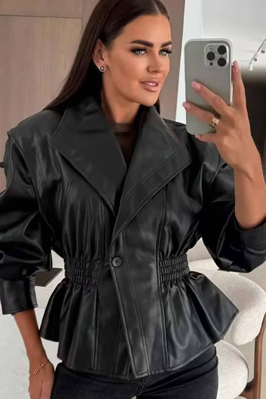 ZEYA - Rosalie Faux Leather Jacket