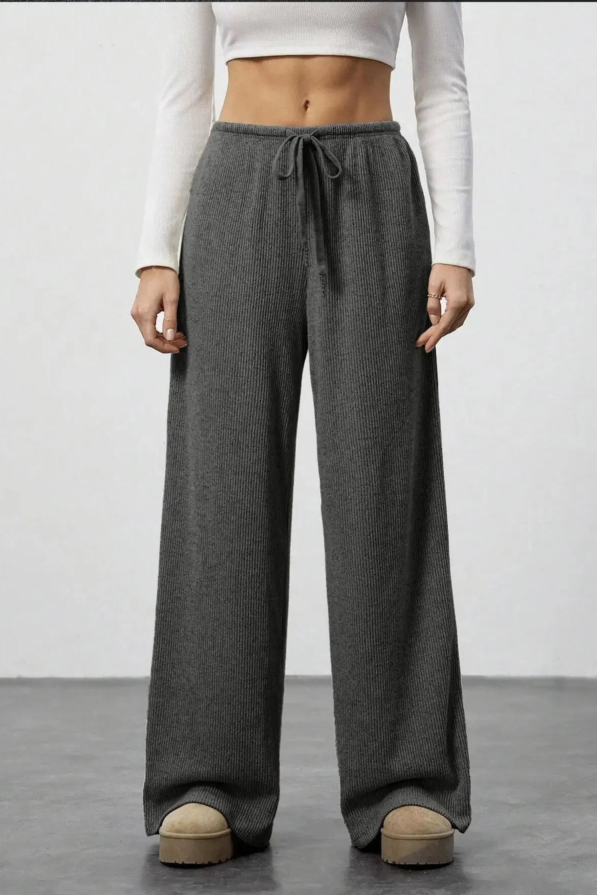 ZEYA - Samantha Wide Leg Knit Pants