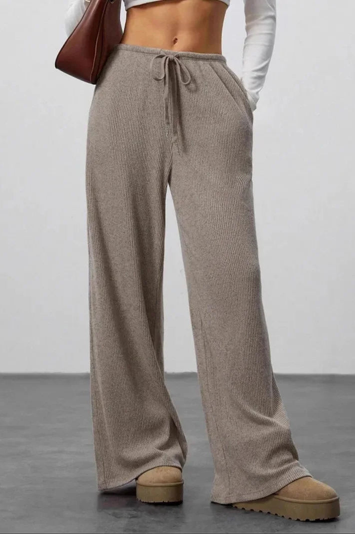 ZEYA - Samantha Wide Leg Knit Pants