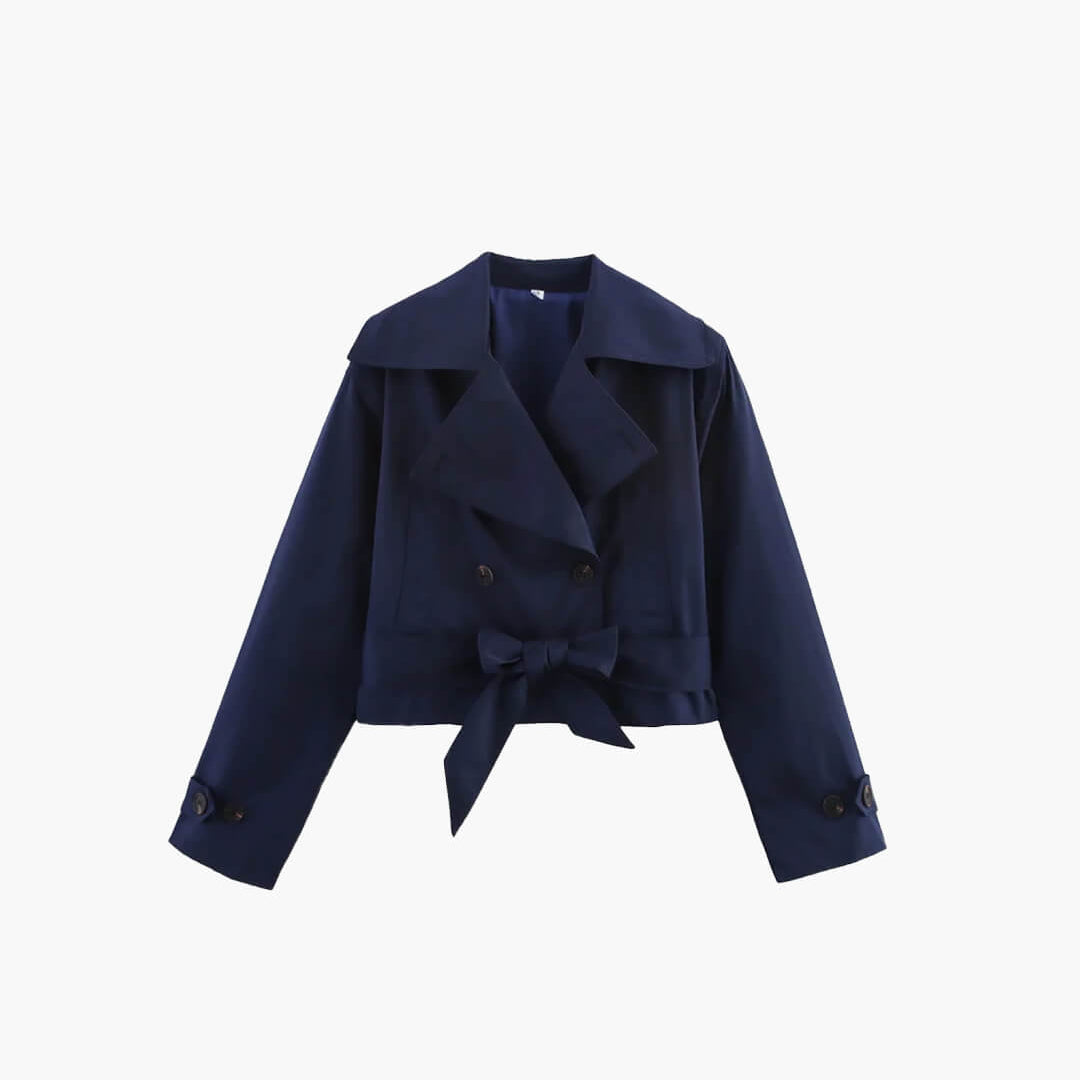 ZEYA - Sara Cropped Trench Coat
