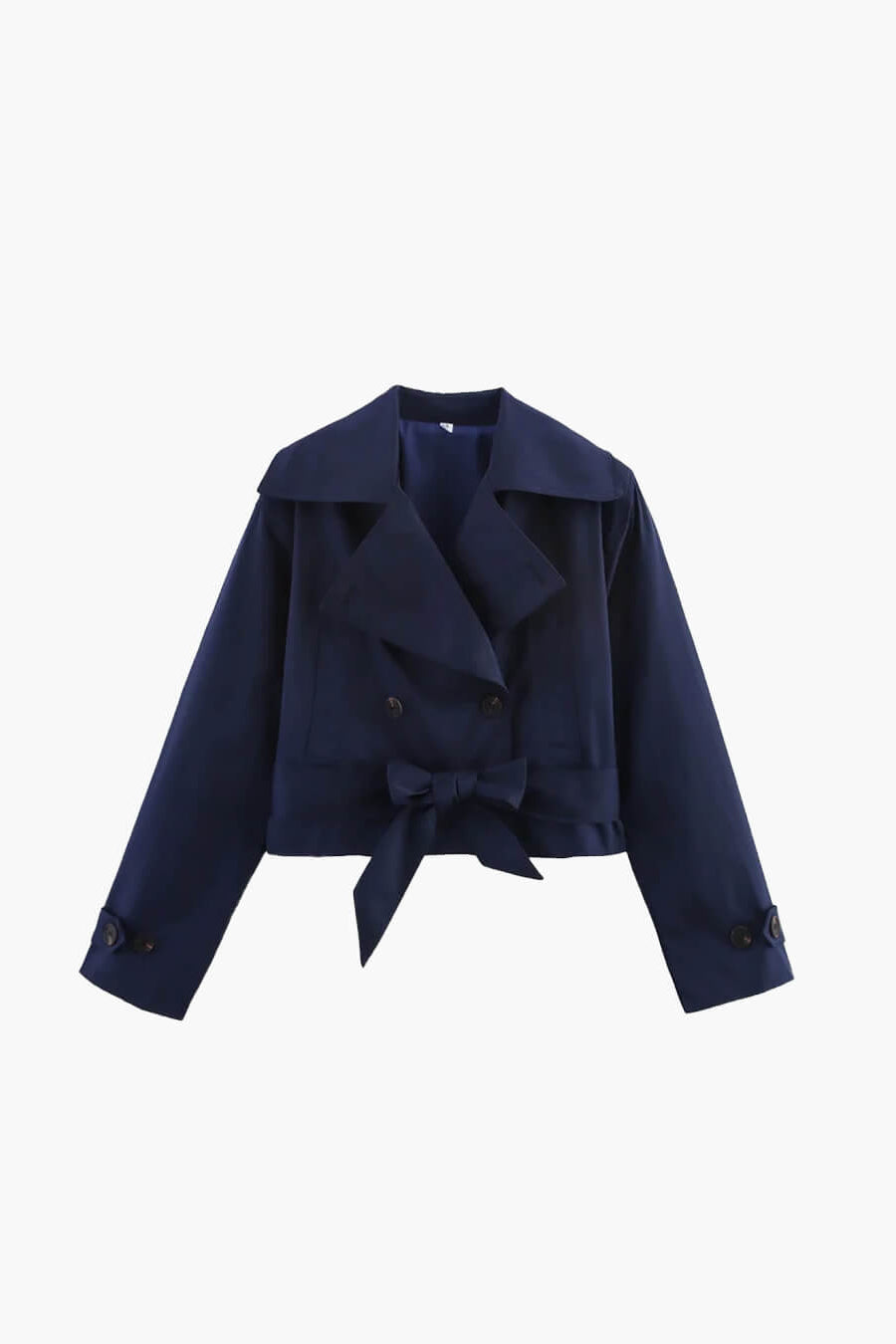 ZEYA - Sara Cropped Trench Coat