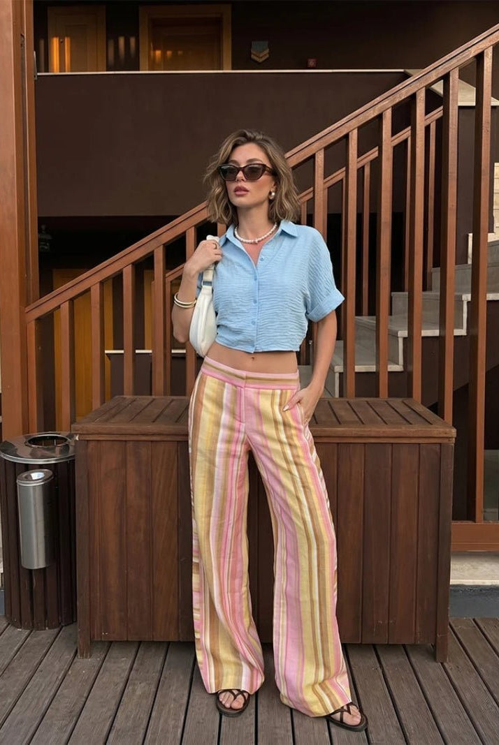 ZEYA - Sara Wide Leg Palazzo Pants