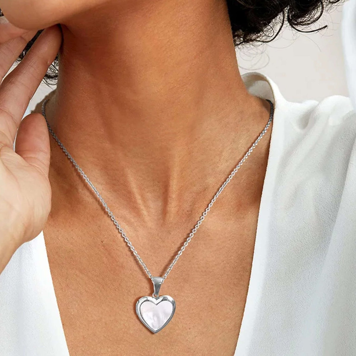 ZEYA - Selene Heart Locket Necklace