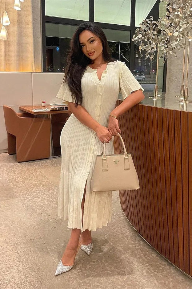 ZEYA - Shelly Bodycon Knitted Maxi Dress