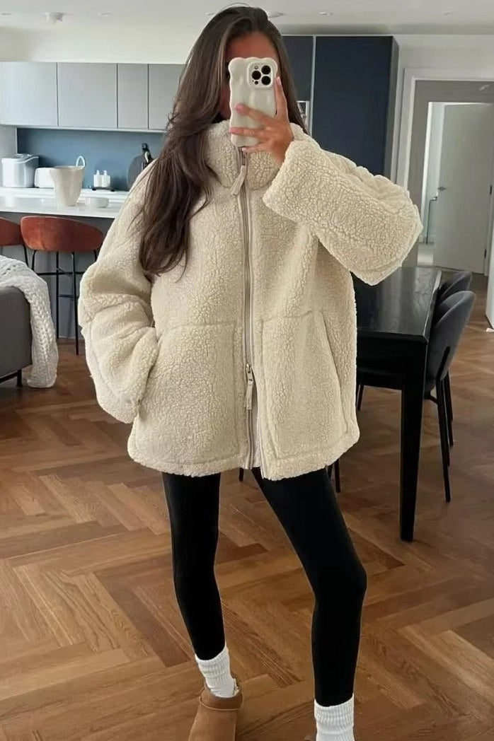 ZEYA - Suzette Zip Up Teddy Jacket