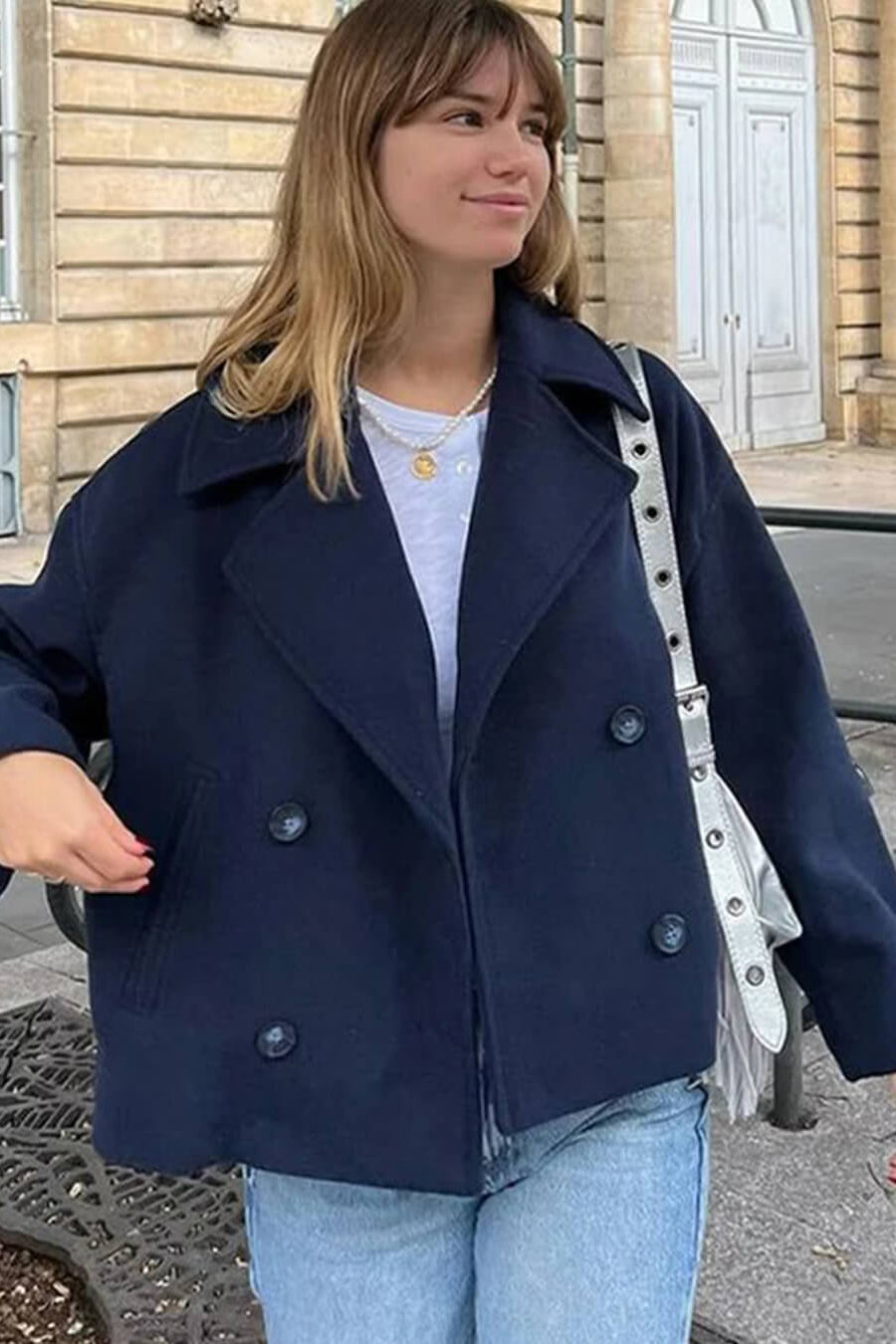 ZEYA - Suzy Short Double - Breasted Coat
