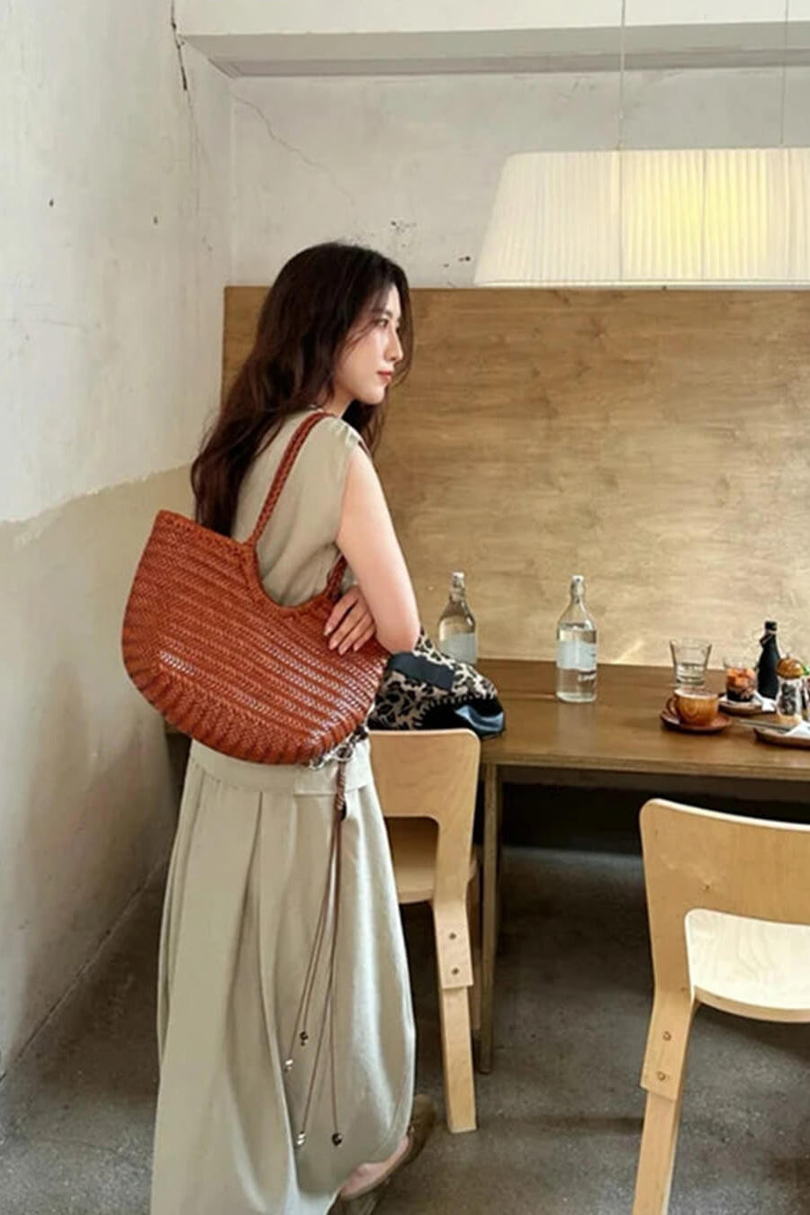 ZEYA - Tatum Handwoven Leather Tote Bag