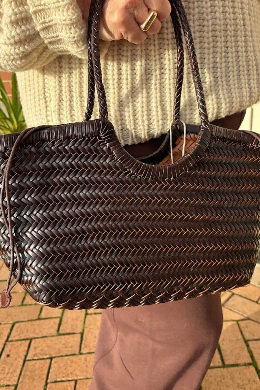 ZEYA - Tatum Handwoven Tote Bag