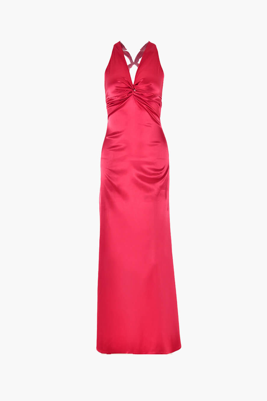 ZEYA - Venus Satin Open Back Maxi Dress