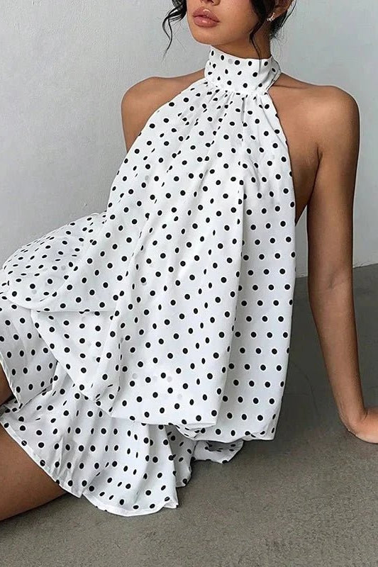 ZEYA - Viviana Halter Backless Mini Dress