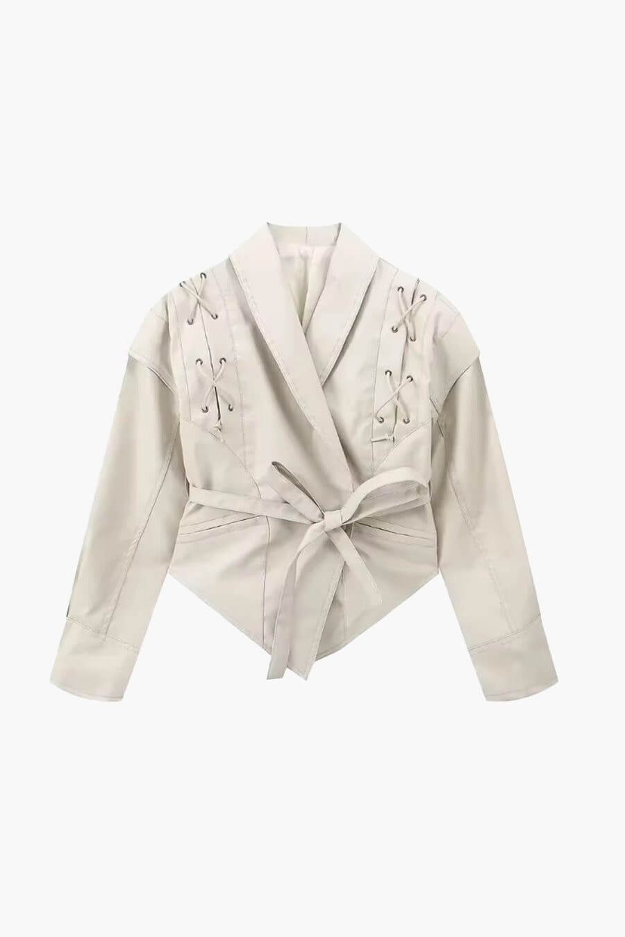 ZEYA - Zora Biker Faux Leather Jacket