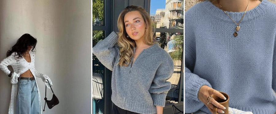 Le cardigan en manteau : l’astuce superposée la plus simple d’octobre