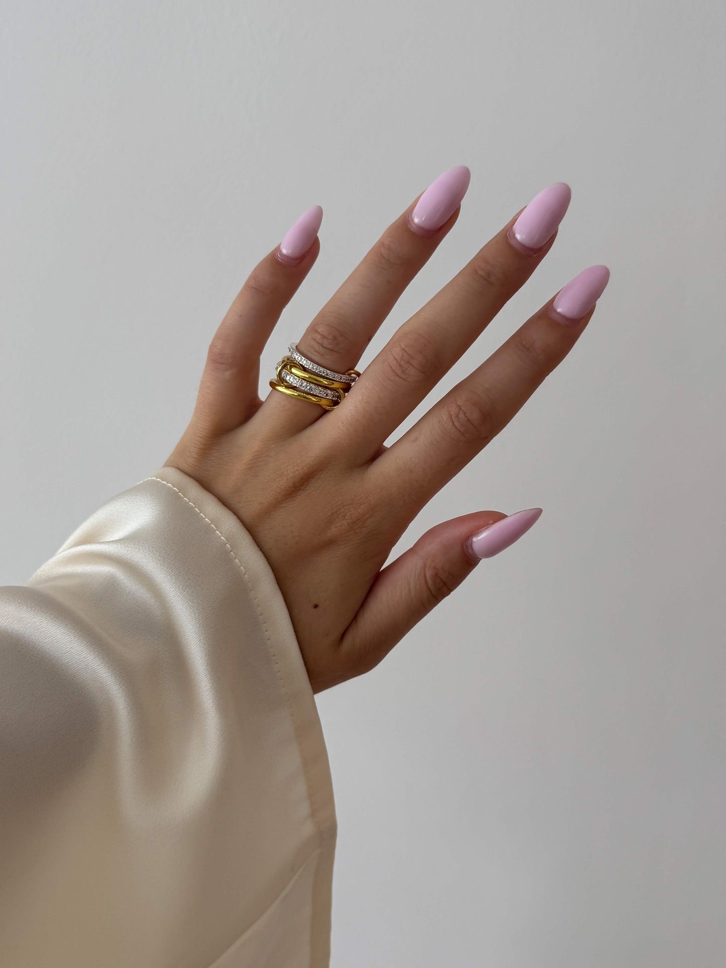 Bague Empilée Ramona en Strass