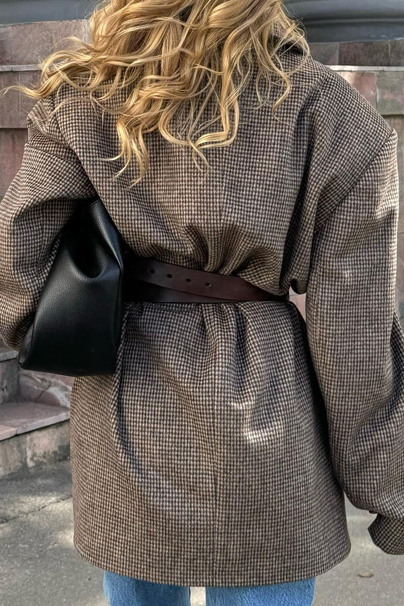 Amy Structured Tweed Coat