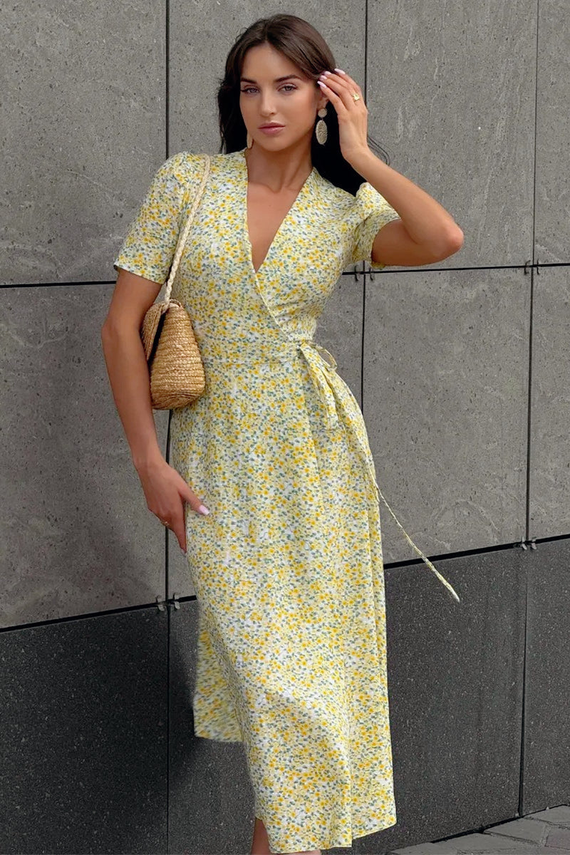 Miranda Floral Wrap Dress