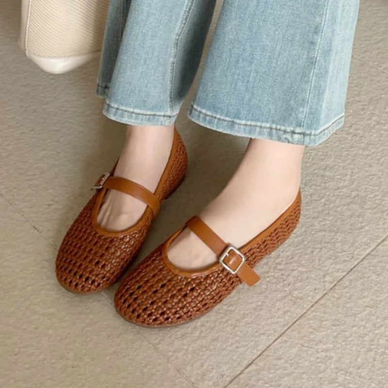 Sophia Mesh Ballet Flat
