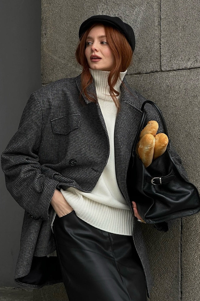Amy Structured Tweed Coat