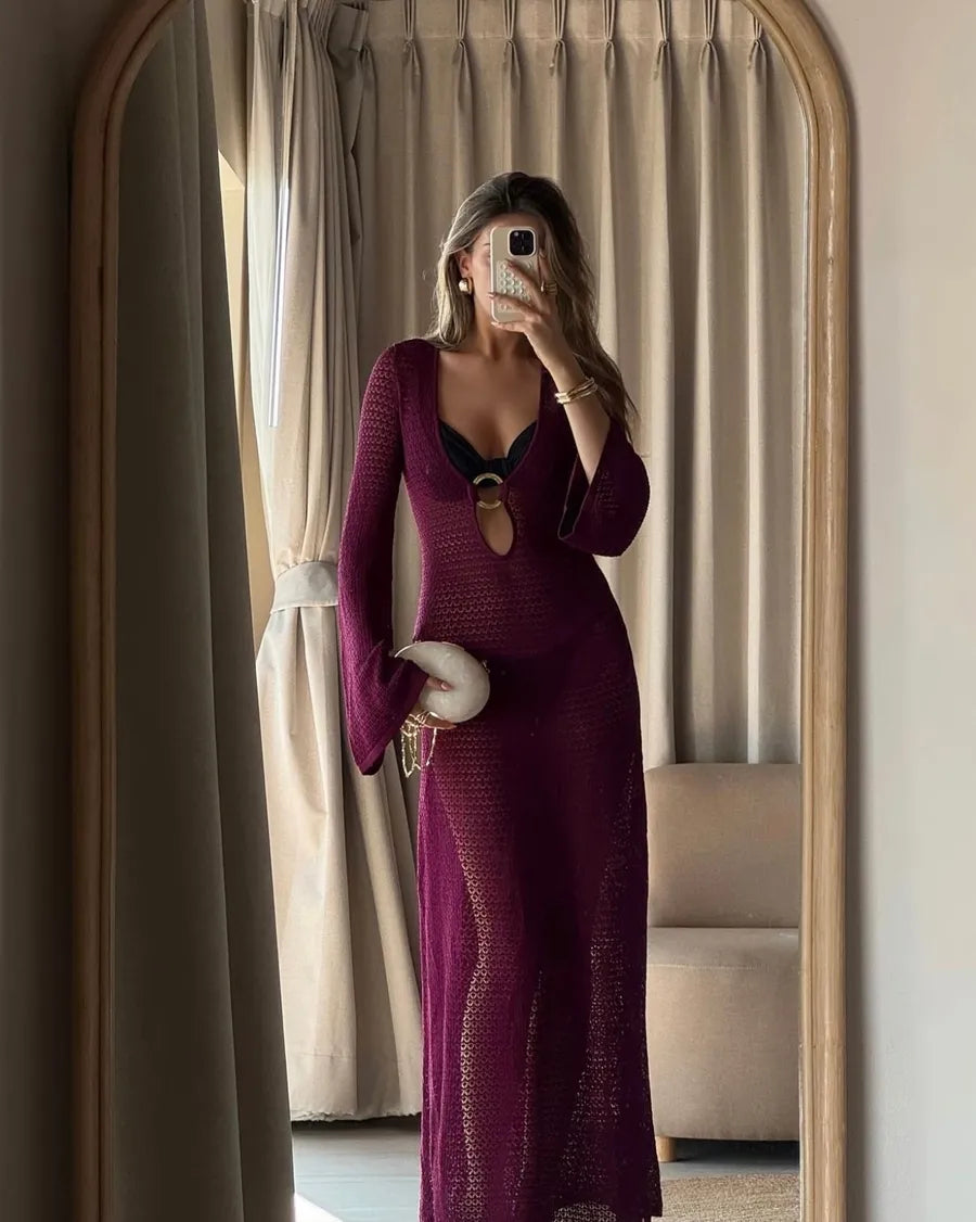 Courtney Knit Bodycon Beach Dress