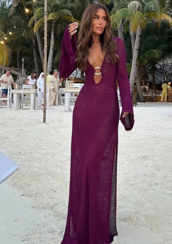 Courtney Knit Bodycon Beach Dress