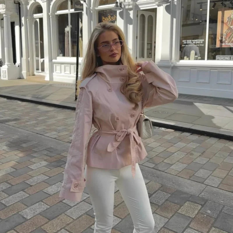 Emily Belted Trench Jacket