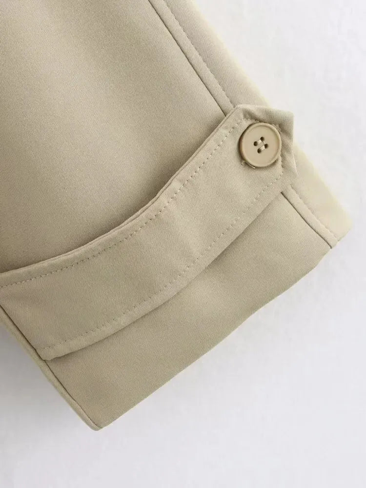 Trench-coat ceinturé oversize Fabienne