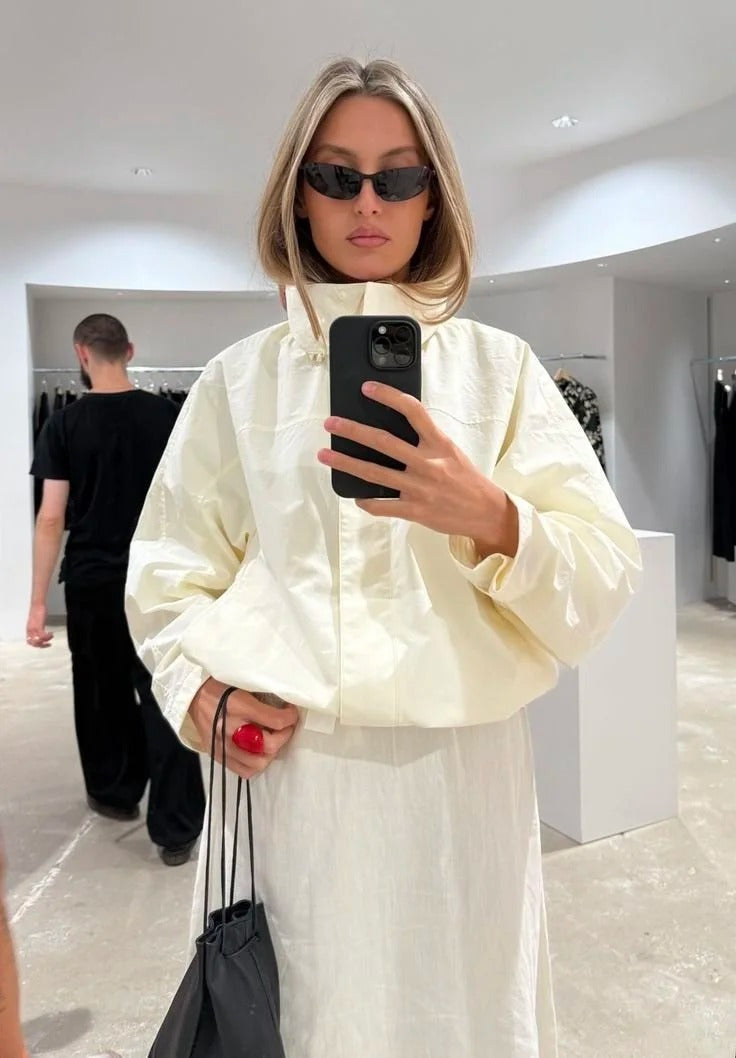 Fiona coupe‑vent à col cheminée
